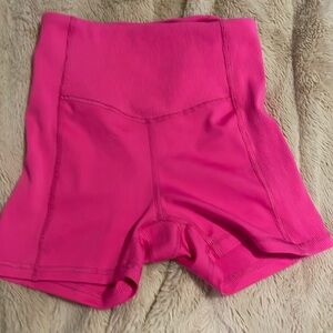 Super cute hot pink biker shorts!